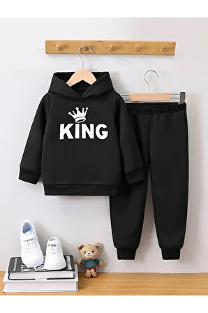 Erkek Çocuklar İçin Premium 3. İplik Compact Sweatshirt & Eşofman Takımı