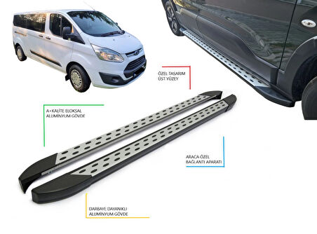 CUSTOM CAMLI VAN UZUN ŞASE NOKTALI YAN BASAMAK 2012 2013 2014 2015 2016 2017 2018 2019-20-21-22-23