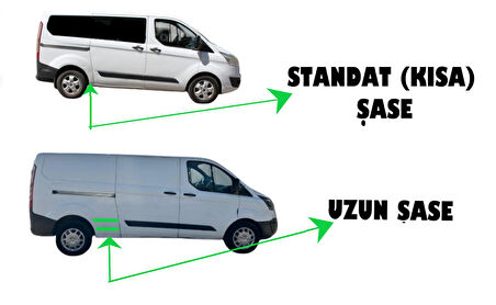 CUSTOM CAMLI VAN UZUN ŞASE NOKTALI YAN BASAMAK 2012 2013 2014 2015 2016 2017 2018 2019-20-21-22-23