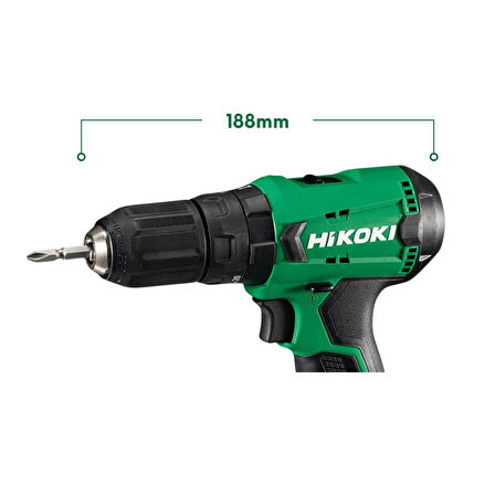 Hikoki DV18DA-5.0 18V/5.0Ah 50Nm Çift Akülü Şarjlı Darbeli Matkap