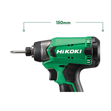 Hikoki WH18DA-5.0 18V/5.0Ah 140Nm Çift Akülü Şarjlı Darbeli Vidalama