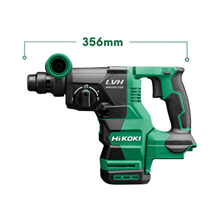Hikoki DH1826DA-5.0 18V/5.0Ah 26mm 3.2j SDS Plus Kömürsüz Şarjlı Kırıcı Delici Matkap