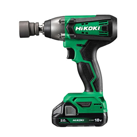 Hikoki WR18DF-2.0 18V/2.0Ah 220Nm 1/2" Çift Akülü Şarjlı Darbeli Somun Sıkma