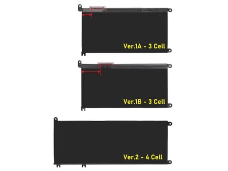 Dell Latitude N004L340014EMEA_W Batarya Pil FreeCell Ver.2 4Cell