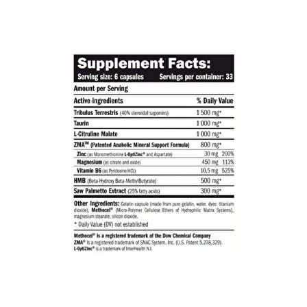 AMIX Anabolic Hmb Tribulus Explosion 200 Caps.