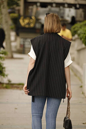 Sasha Çizgili Yelek TNS-4457