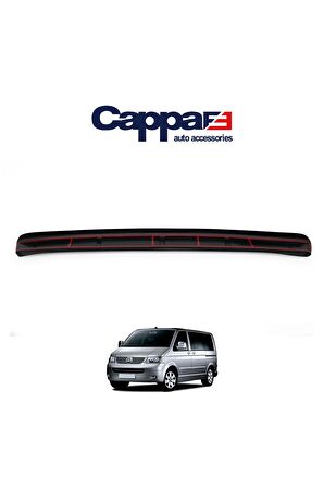 Volkswagen T5 Transporter Arka Tampon Eşiği Koruma Akrilik (Abs) Piano Black 2003-2009