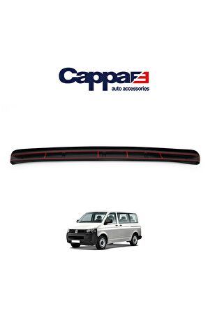 Volkswagen T5 Transporter Arka Tampon Eşiği Koruma Akrilik (Abs) Piano Black 2009-2014