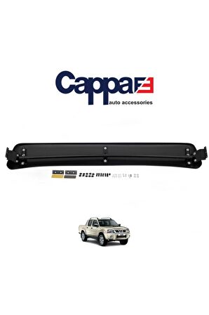 Nissan Skystar Ön Cam Güneşliği Siperlik Vizör Şapka Terek Akrilik (ABS) Piano Black 2001-2012