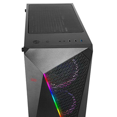 Hiper Lux 500W 3x120mm Rainbow Gaming ATX Kasa 