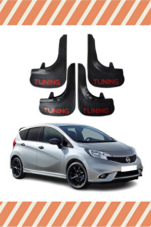Nissan Note Tuning yazılı 4’lü tozluk çamurluk paçalık sağlam