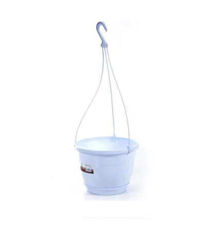 Omnipazar SO-SM02 Safir Makrome Askılı Balkon Saksı 3.4 lt Beyaz 6 Adet