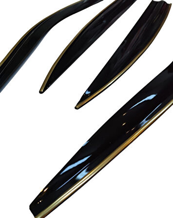 Honda Jazz Gold Kromlu Cam Rüzgarlığı  2012-2014 Arası