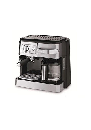 Delonghi BCO420 Metal Combo Espresso, Cappuccino, Filtre Kahve Makinası