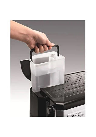 Delonghi BCO420 Metal Combo Espresso, Cappuccino, Filtre Kahve Makinası