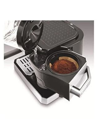 Delonghi BCO420 Metal Combo Espresso, Cappuccino, Filtre Kahve Makinası