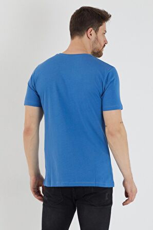 Slazenger SANDER I Erkek T-Shirt Indigo