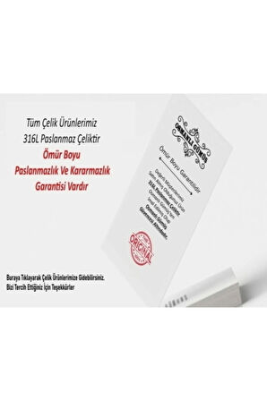 Erkek Sarı Ottoman Vidalı Tasarım Kelepçe Çelik Bileklik