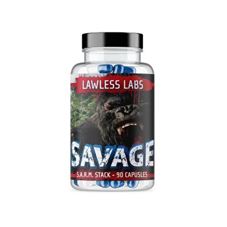 LAWLESS SAVAGE - 3 SARMS MİX (MK2866 - YK11 - LİGANDROL). STACK 90 KAPSÜL