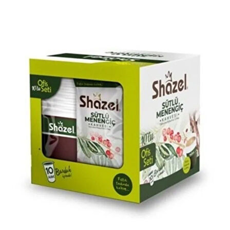 Shazel Sütlü Menengiç Ofis Seti 20G X 10 Adet