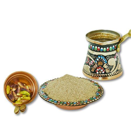 Gurme Fıstıklı Dökme Dibek Kahvesi 750 Gr