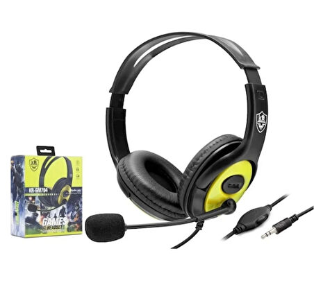 Karler KR-GM704 Mikrofonlu Kulak Üstü Oyuncu Kulaklığı