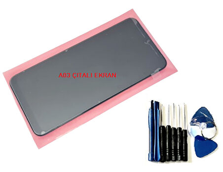 Samsung Galaxy A03 (SM-A035F) Lcd Ekran Dokunmatik Orijinal (Full ÇITALI Tamir Seti)