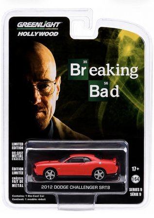 Greenlight Hollywood Breaking Bad 2012 Dodge Challenger SRT8 1:64 Diecast