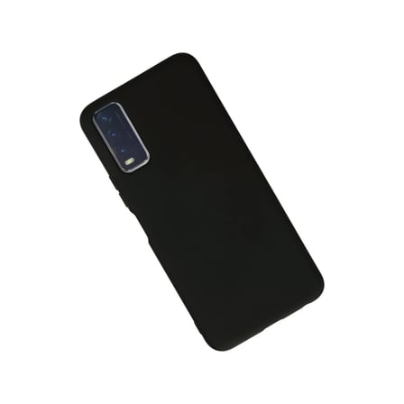 Vivo Y11S Kılıf Nano içi Kadife Silikon - Siyah