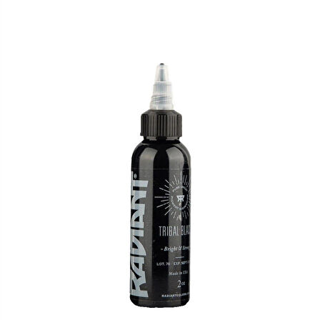 Tribal Black - Radiant Tattoo Dövme Boyası  - 2oz/60ml