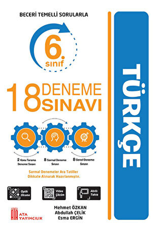 Ata 6.Sınıf Türkçe-Matematik-Fen Bilimleri-Sosyal Bilgiler Deneme Seti