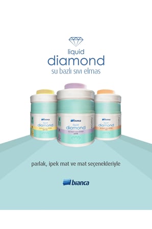 Stella Set 1 Lt - Beyaz Boya + Bianca Siyah Mermer Effekt Sprey + Bianca Diamond Sıvı Elmas Parlak