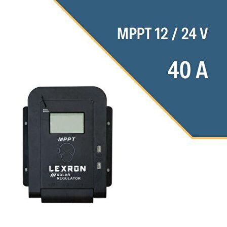 Mppt 40 A Amper 12 / 24 V Volt Şarj Kontrol Cihazı Regülatörü