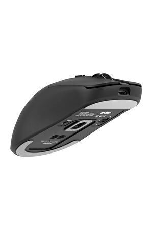 Hawk Gaming HM420S 4K Hz 26000 DPI Tri-Mode Kablosuz/Bluetooth Şarj Standlı Siyah Gaming Mouse