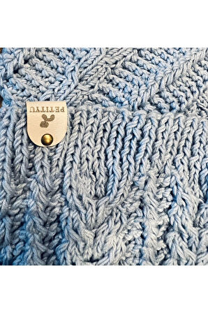 Petityu El Örgüsü Atkı Bere Set (1-3 Yaş)