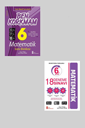 Ata 6.Sınıf Ben Korkmam Matematik + 18 Deneme Sınavı