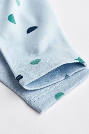 Mavi Bebek Uzun Kollu Body 5'li Paket