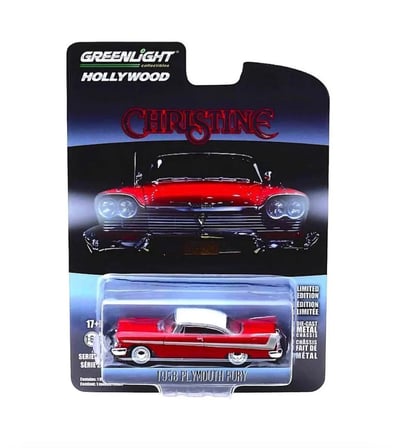 Greenlight 1:64 1958 Christine Plymouth Furry  Evil B- Synoverse Kitap Hediyeli
