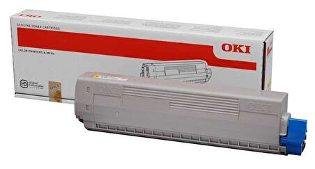 Oki C831 - (44844505) Sarı Orjinal Toner