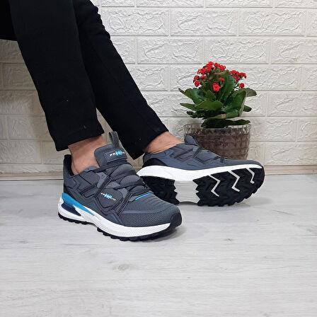 M.P. 1642 Füme Memoryfoam Kaydırmaz Rahat Spor Ayakkabı