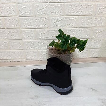 Kinetix Arctıc Pu Siyah Kaymaz Taban Kürklü Erkek Bot