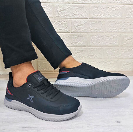Kinetix Olego Pu Siyah Comfort Atom Taban Rahat Spor Ayakkabı