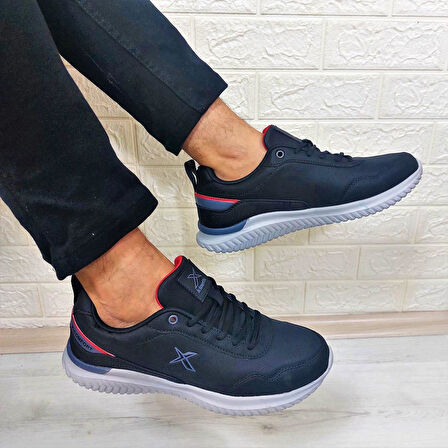 Kinetix Olego Pu Siyah Comfort Atom Taban Rahat Spor Ayakkabı