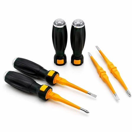 18 ADET TAK ÇIKAR 2İN1 DÜZ - YILDIZ UÇ ERGONOMİK SAP KONTROL KALEMİ - TORNAVİDA KORUMALI LRD-160 (44