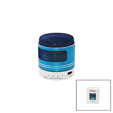 MİKROFON KAFA MODELİ BLUETOOTH WİRELESS MİNİ HOPARLÖR SPEAKER USB ŞARJLI3W (4490)