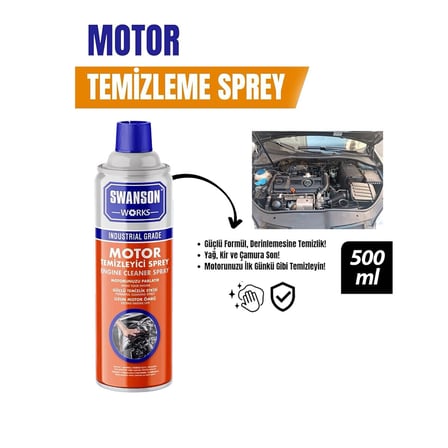 Lunaev 24 Adet Motor Temizleme Sprey 500 ml