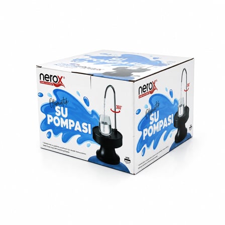 Lunaev USB Şarjlı - Otomatik Damacana Su Pompası - Stand 360° Başlık Nrx - 4337
