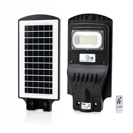 100W - 6500K SOLAR - GÜNEŞ ENERJİLİ SOKAK LAMBASI - ARMATÜR SENSÖRLÜ BAHÇE-BALKON-SOKAK ARS-348964 (