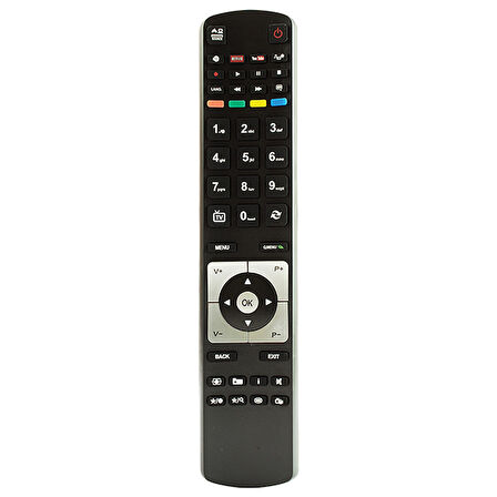 VESTEL YENİ YOUTUBE VE NETFLIX TUŞLU LCD-LED TV KUMANDA RM-L1246B (4490)