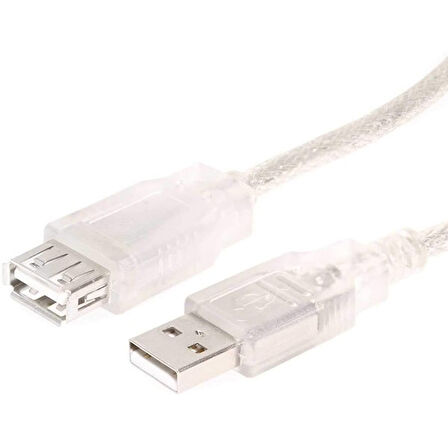 USB UZATMA KABLO 47 CM ŞEFFAF (4490)